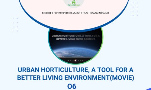 Urban horticulture, a tool for a better living environment (movie)